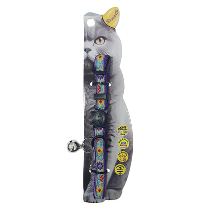 Swooosh Flowericious flower safe collar C-10mm 18/28cm purple