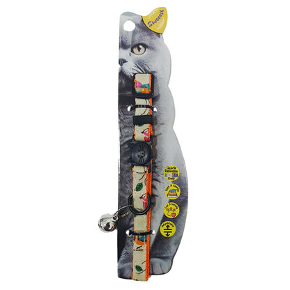 Swooosh Magpie safe collar C-10mm 18/28cm orange
