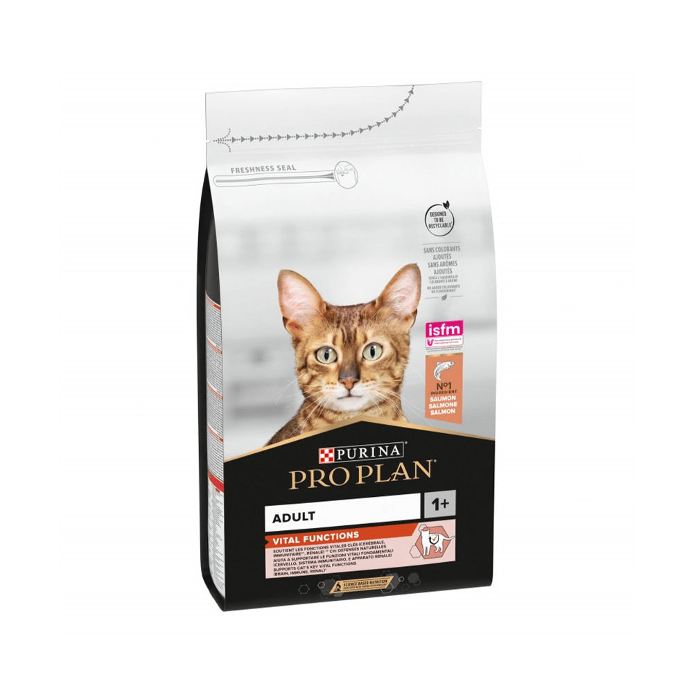 Pro Plan Adult Vital Functions Everyday Dry Cat Food with Salmon, 1.5 kg
