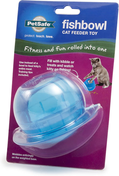 PetSafe Fishbowl Cat Feeder Toy – Treat-Dispensing Fish Bowl Interactive Cat Puzzle UAE