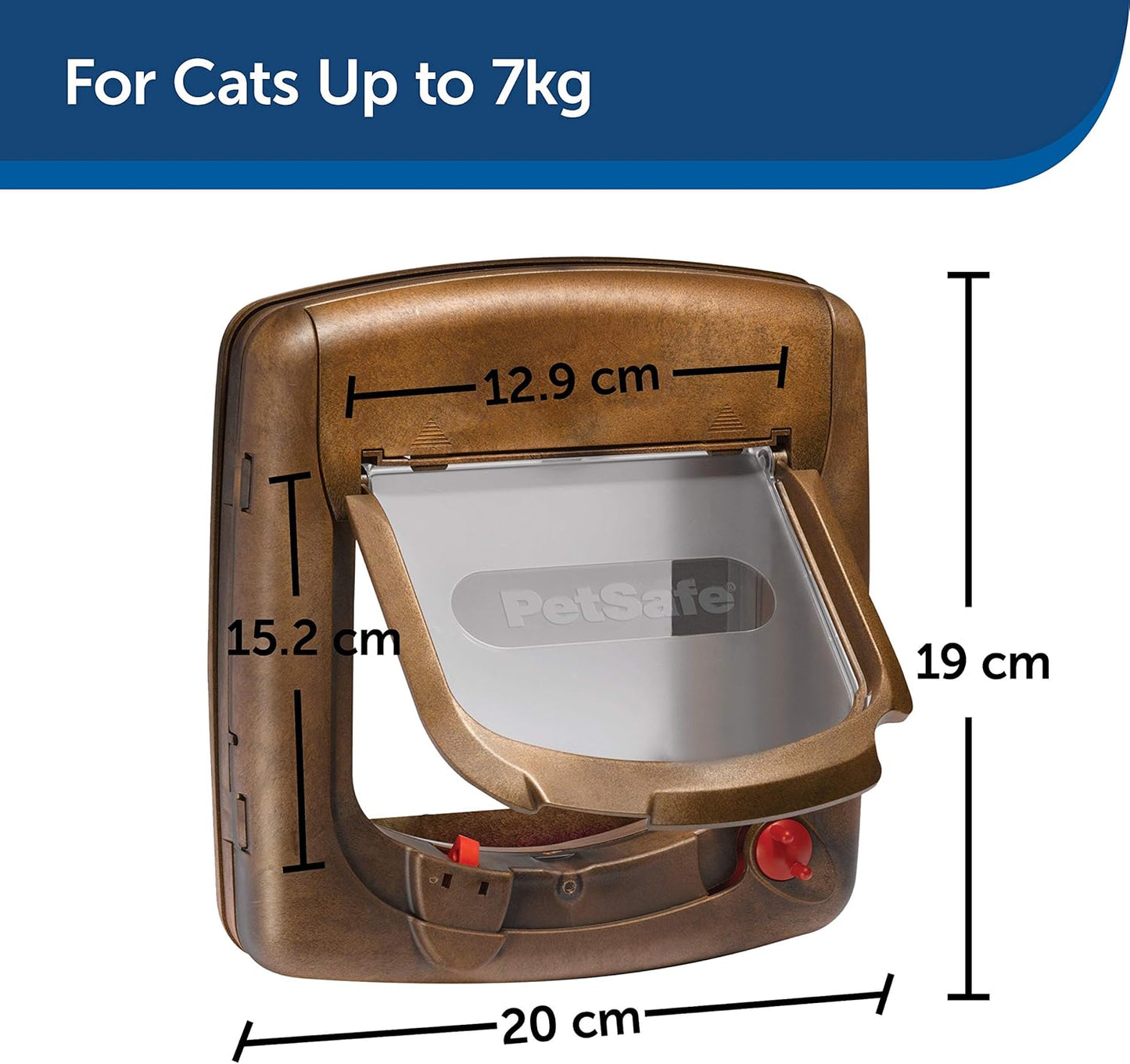 Pet Safe Staywell Deluxe Magnetic Cat Flap (Woodgrain) Cat Flaps and Pet Doors