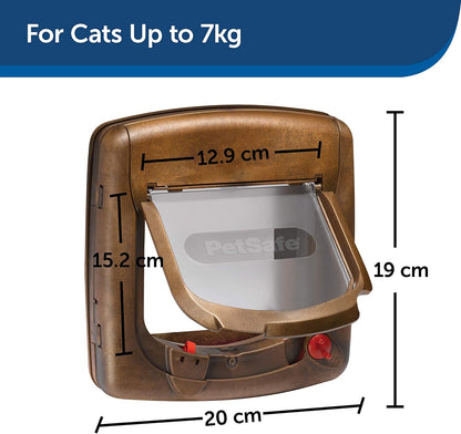 Pet Safe Staywell Deluxe Magnetic Cat Flap (Woodgrain) Cat Flaps and Pet Doors