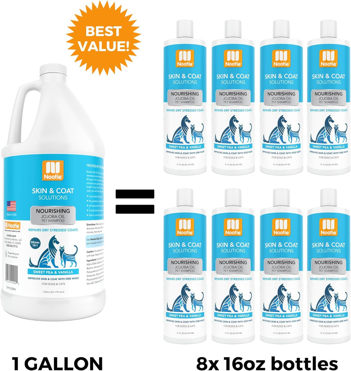 Nootie Sweet Pea & Vanilla (Refreshing) 1 Gallon