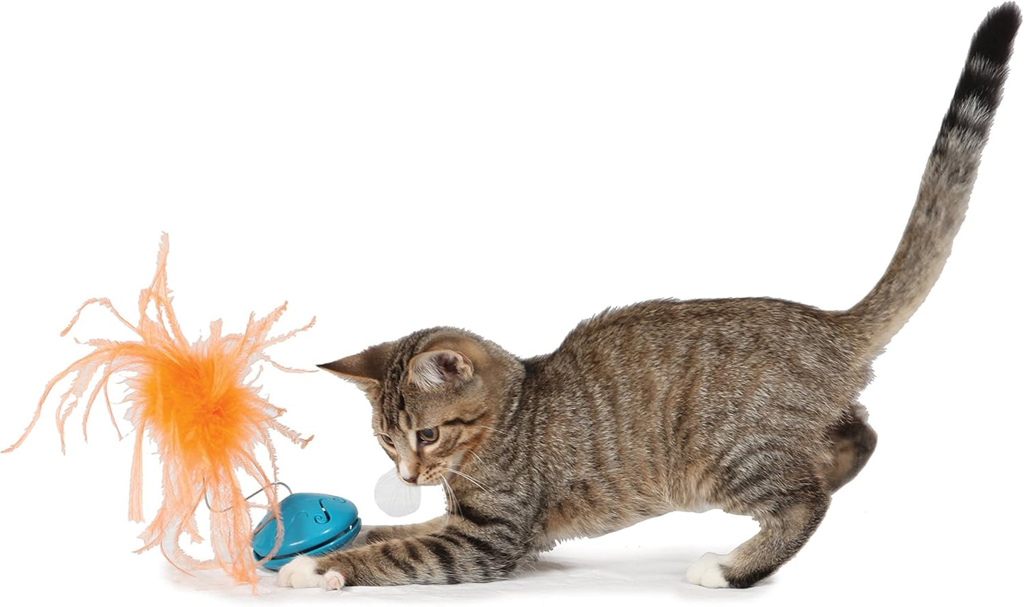 PetSafe Twist n'Treat Teaser Interactive Cat Toy – Treat-Dispensing Twisting Cat Enrichment Toy UAE