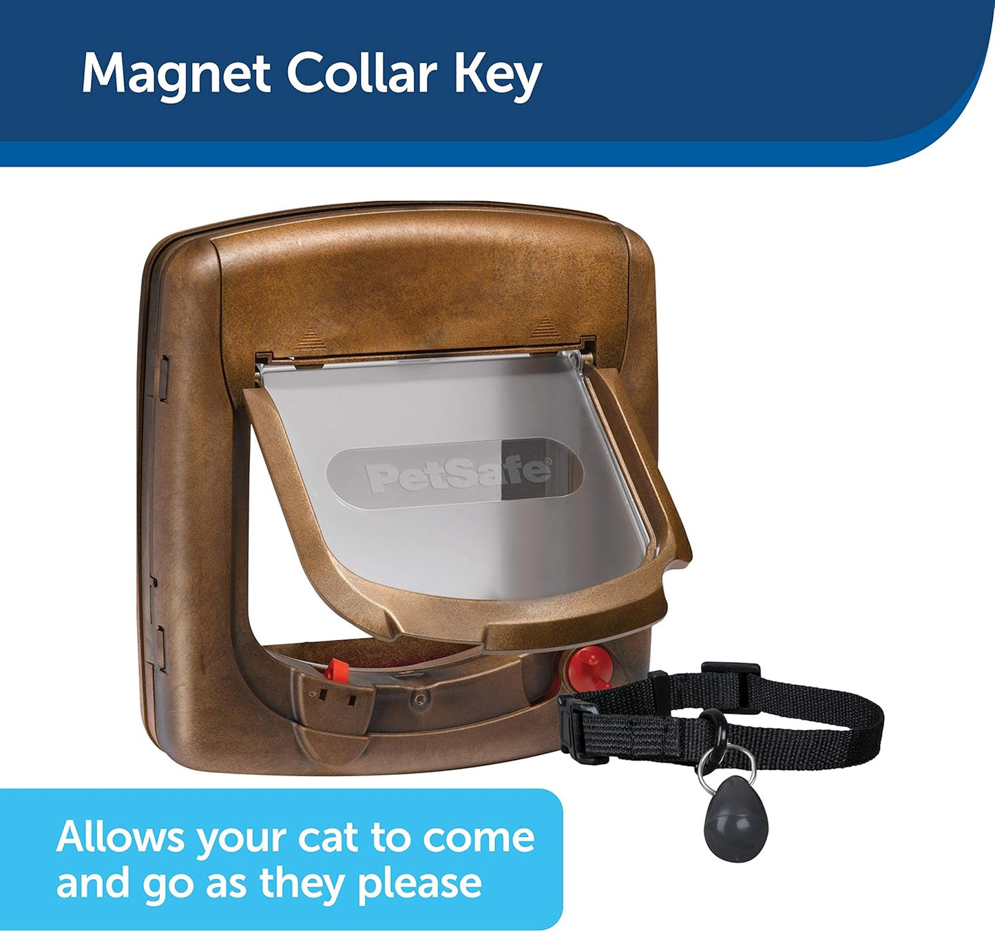 Pet Safe Staywell Deluxe Magnetic Cat Flap (Woodgrain) Cat Flaps and Pet Doors
