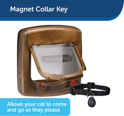 Pet Safe Staywell Deluxe Magnetic Cat Flap (Woodgrain) Cat Flaps and Pet Doors