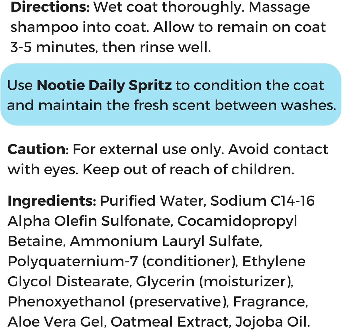Nootie Sweet Pea & Vanilla (Refreshing) 1 Gallon