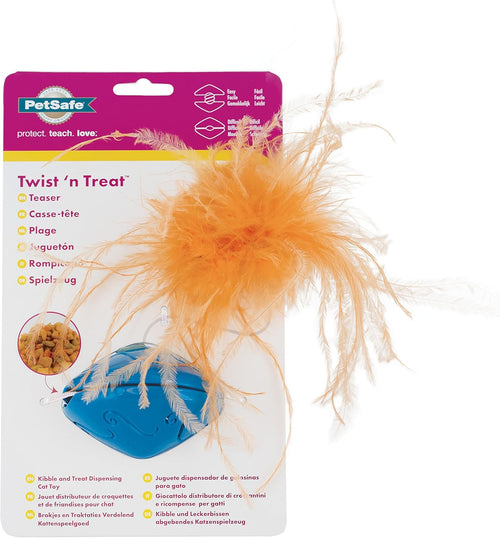 PetSafe Twist n'Treat Teaser Interactive Cat Toy – Treat-Dispensing Twisting Cat Enrichment Toy UAE