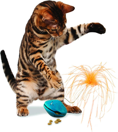 PetSafe Twist n'Treat Teaser Interactive Cat Toy – Treat-Dispensing Twisting Cat Enrichment Toy UAE