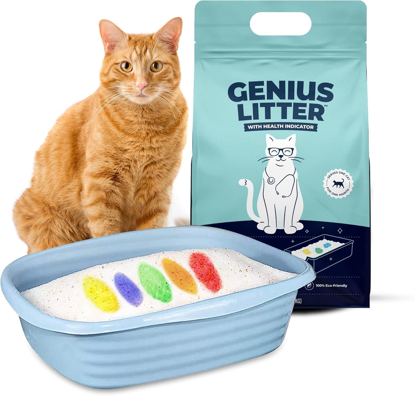 Alpha Paw Genius Litter with Health Indicator 2.7Kg-4L