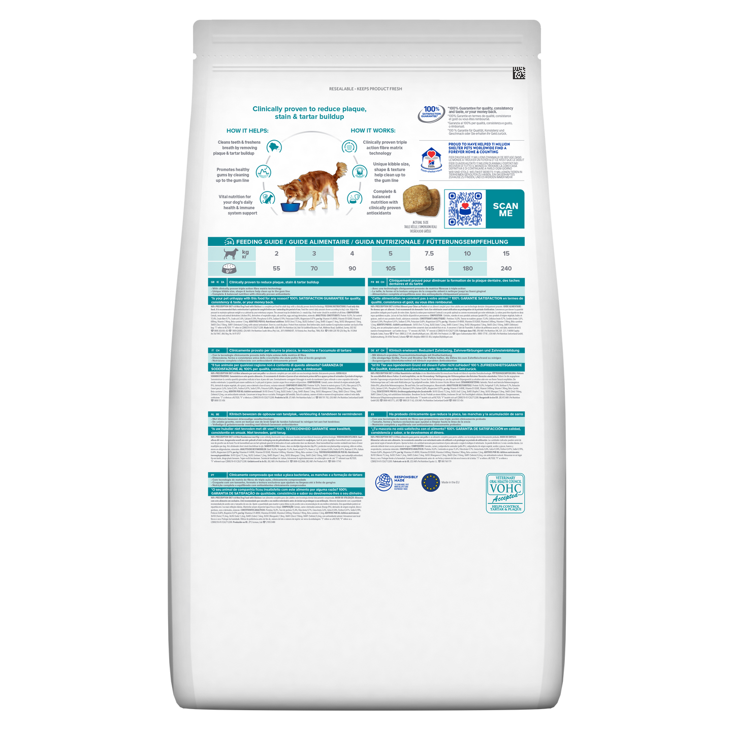 Hill's PRESCRIPTION DIET t/d Mini Dog Food 3kg