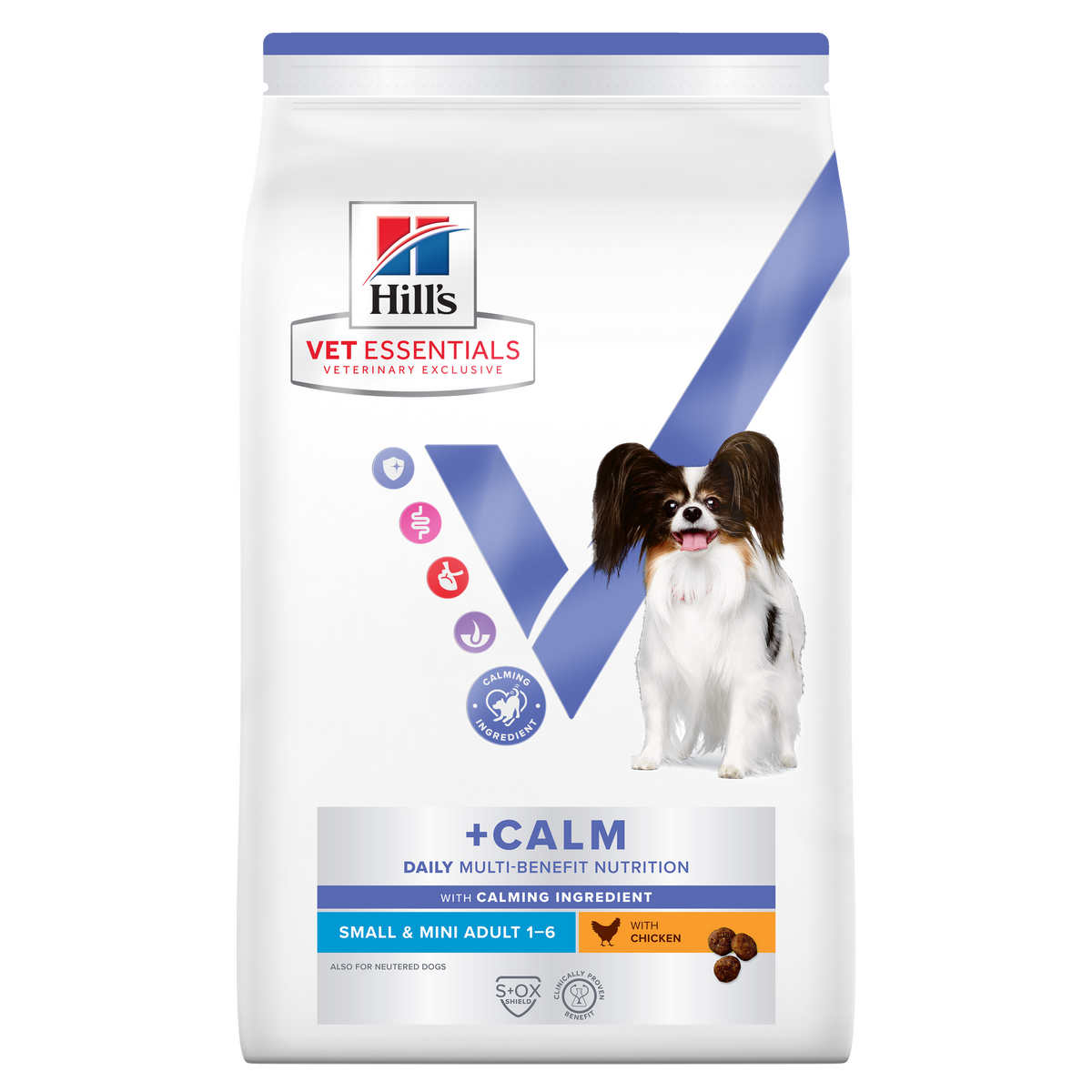 Hill's Vet Essentials Multi-Benefit + Digestion Adult Small & Mini Dry Dog Food With Chicken 2kg