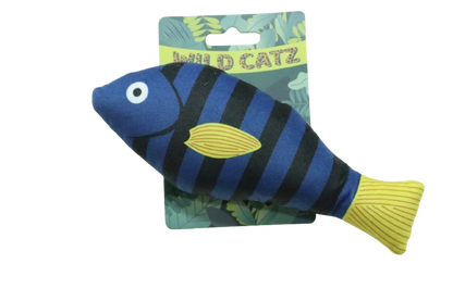 Wild Catz Mrs Bluey Plush Cat Toy - 20 x 8cm, 20g
