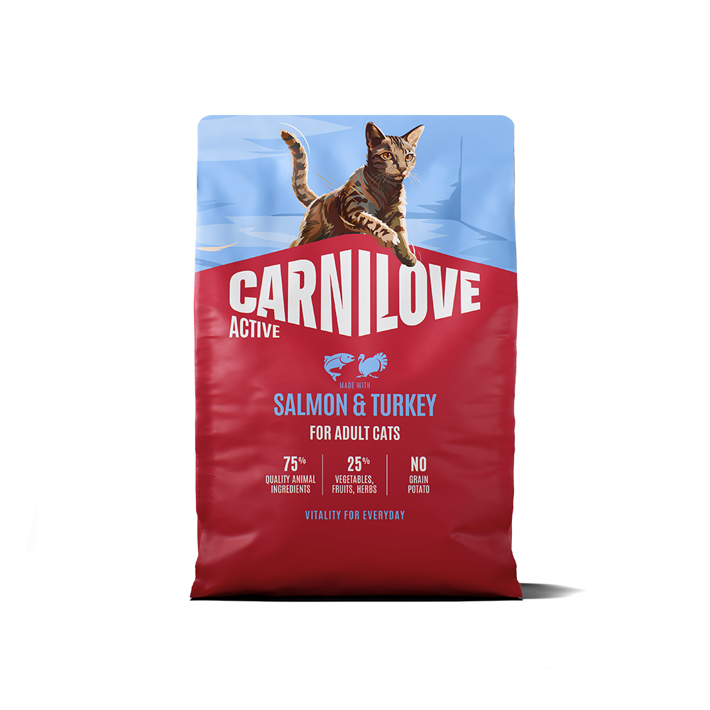 Carnilove Active Salmon & Turkey for Adult All Breeds Dry Cat Food 2kg