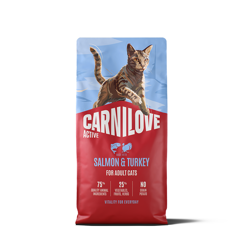 Carnilove Active Salmon & Turkey for Adult All Breeds Dry Cat Food 6kg