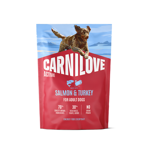 Carnilove Active Salmon & Turkey for Adult All Breeds Dry Dog Food 1.5kg