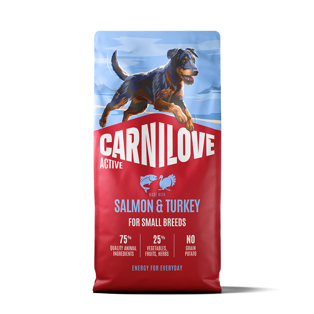 Carnilove Active Salmon & Turkey for Adult Small Breeds Dry Dog Food 12kg