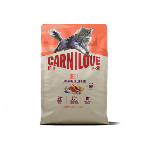 Carnilove True Fresh Beef for Adult Large Breeds Dry Cat Food 2kg