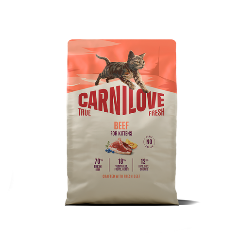 Carnilove True Fresh Beef for Kittens Dry Cat Food 2kg
