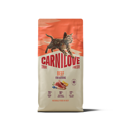 Carnilove True Fresh Beef for Kittens Dry Cat Food 6kg