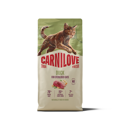 Carnilove True Fresh Duck for Sterilised Adult All Breeds Dry Cat Food 6kg