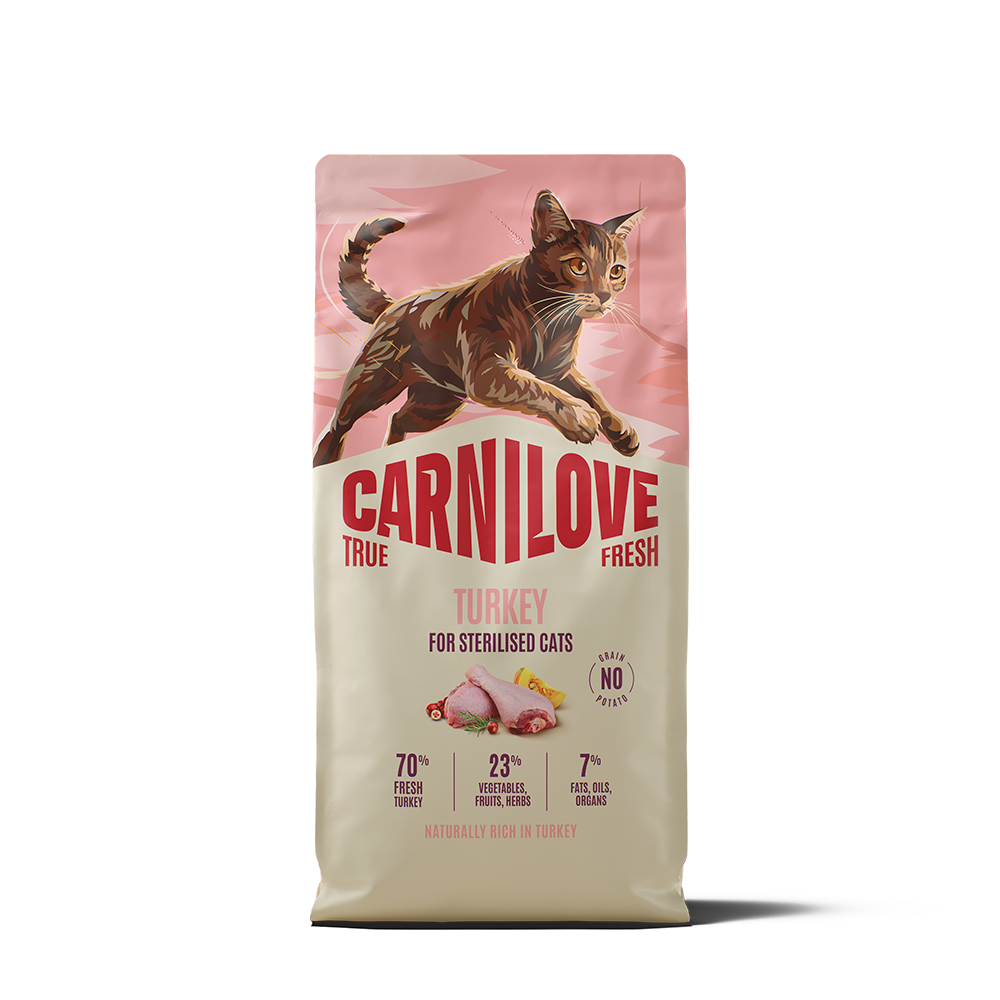 Carnilove True Fresh Turkey for Sterilised Adult All Breeds Dry Cat Food 6kg
