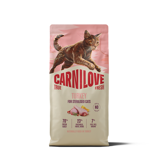 Carnilove True Fresh Turkey for Sterilised Adult All Breeds Dry Cat Food 6kg