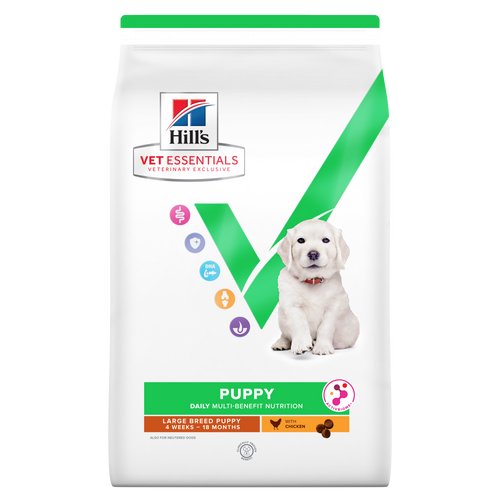 Hill's Vet Essentials Multi-Benefit Large Breed Puppy Food With Chicken 14kg