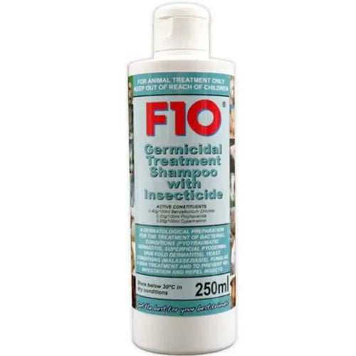 F10 Germicidal Treatment Shampoo with Insecticide 250ml