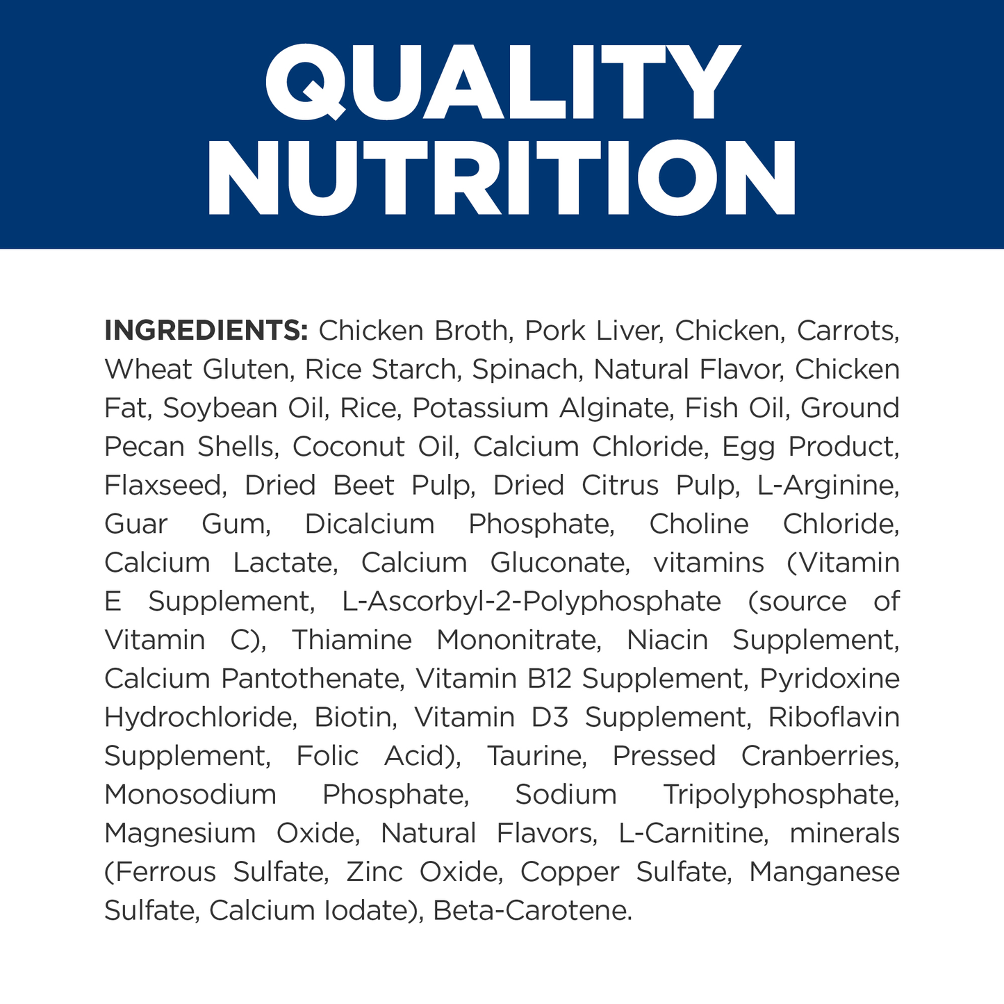 Hill's Prescription Diet ON Care Chicken & Vegetable Stew Cat Food 82g x 24
