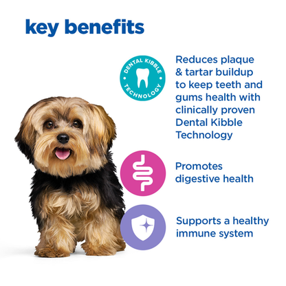 Hill's Vet Essentials Multi-Benefit + Dental Adult 1+ Small & Mini Dry Dog Food With Chicken 600g