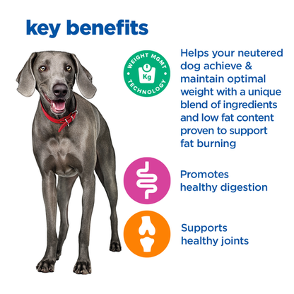 Hill's Vet Essentials Multi-Benefit + Weight Adult Large Dry Dog Food With Chicken 14kg