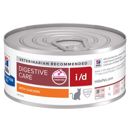 Hill's Prescription Diet i/d Cat Food 156g x 24