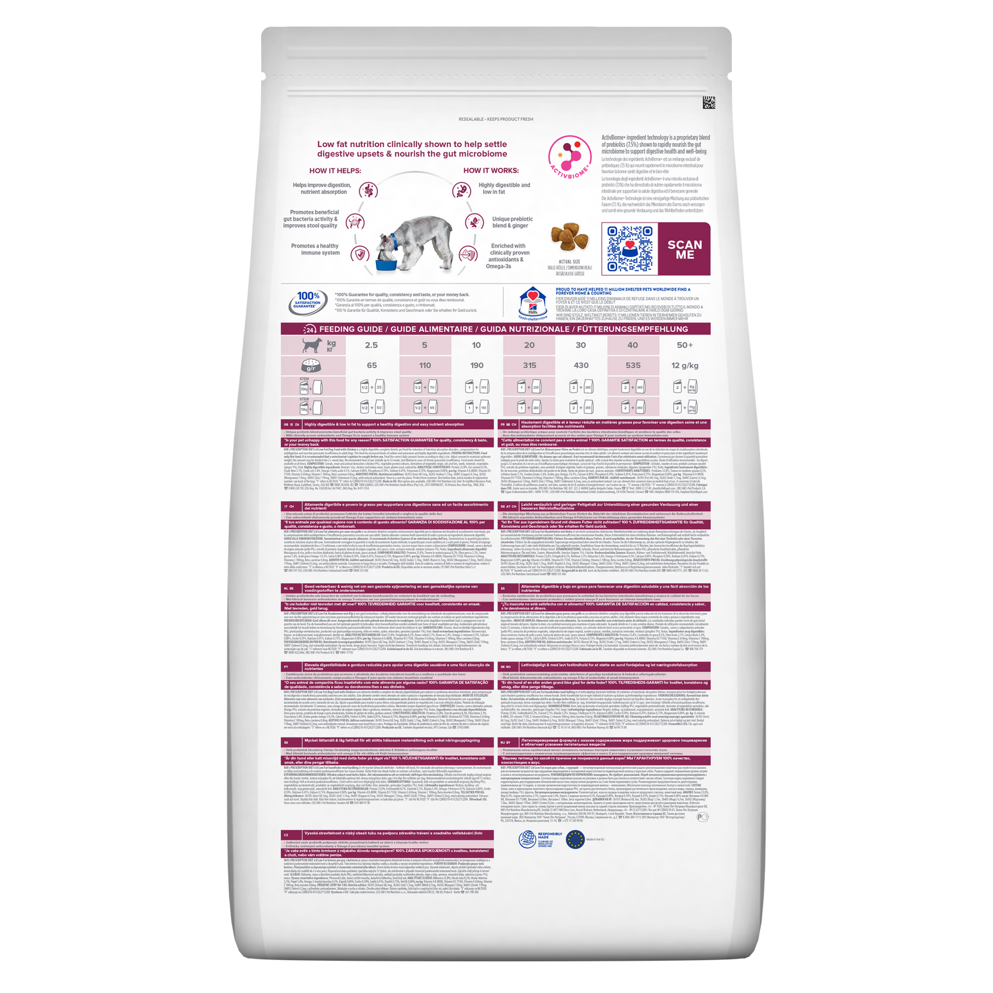 Hill's PRESCRIPTION DIET i/d Low Fat Dog Food - 1.5Kg