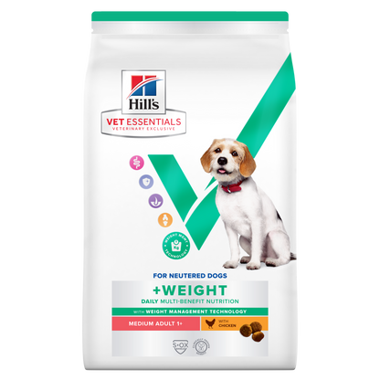 Hill's Vet Essentials Multi-Benefit + Weight Adult Medium Dry Dog Food With Chicken 700g