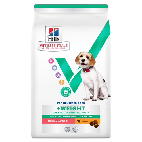 Hill's Vet Essentials Multi-Benefit + Weight Adult Medium Dry Dog Food With Chicken 2kg