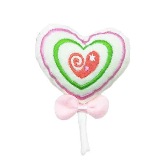 Wild Catz Lollyz Plush Catnip Cat Toy with Multicolours 7 x 8cm