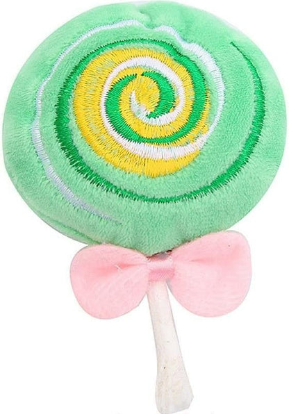 Wild Catz Lollyz Plush Catnip Cat Toy with Multicolours 7 x 8cm