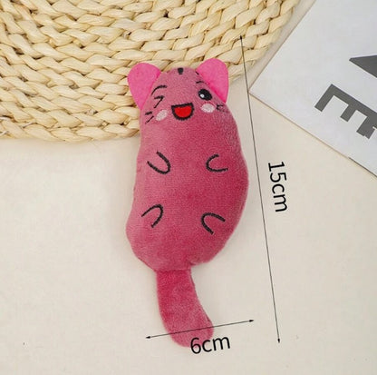 Wild Catz Scareyz Plush Cat Toy with Multicolours - 5.5 x 10cm