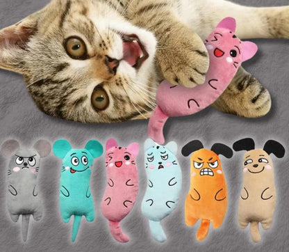 Wild Catz Scareyz Plush Cat Toy with Multicolours - 5.5 x 10cm