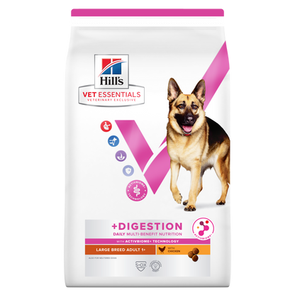 Hill's Vet Essentials Multi-Benefit + Digestion Adult Large Dry Dog Food With Chicken 14kg