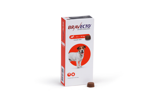 Bravecto 250 mg Chewable Tablets for Small Dogs