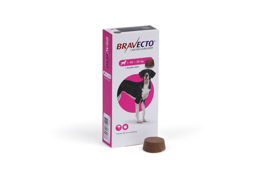 Bravecto 1400 mg Chewable Tablets for Very Large Dogs