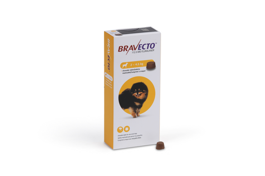 Bravecto 112.5 mg Chewable Tablets for Very Small Dogs