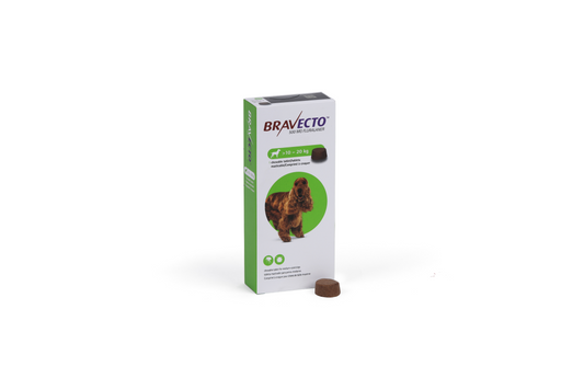 Bravecto 500 mg Chewable Tablets for Medium-Sized Dogs