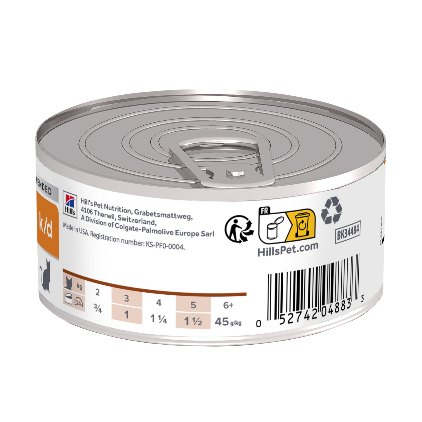 Hill's Prescription Diet k/d Cat Food 156g x 24