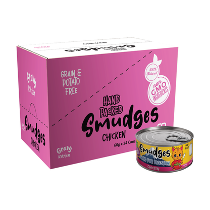 Smudges Kitten Chicken Shredded in Gravy 60g
