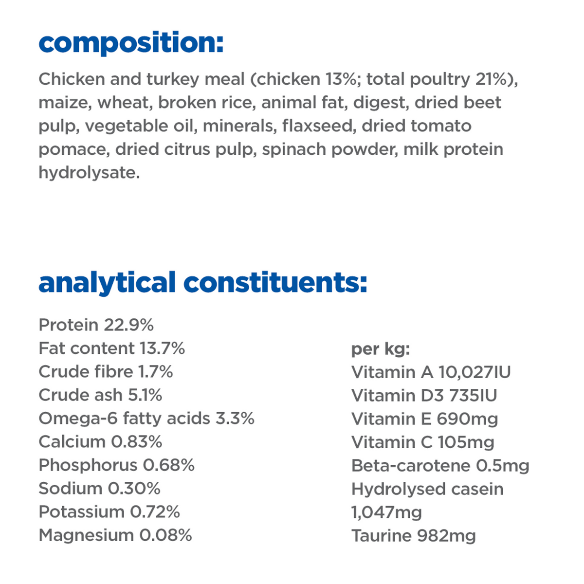 Hill's Vet Essentials Multi-Benefit + Digestion Adult Small & Mini Dry Dog Food With Chicken 2kg