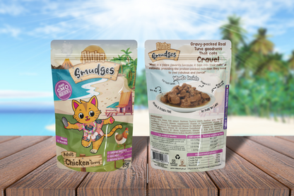 Aloha Smudges Chicken Adult Cat wet food in Gravy 85g Pouch