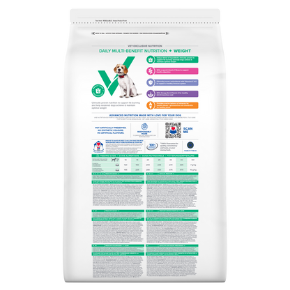 Hill's Vet Essentials Multi-Benefit + Weight Adult Medium Dry Dog Food With Chicken 700g